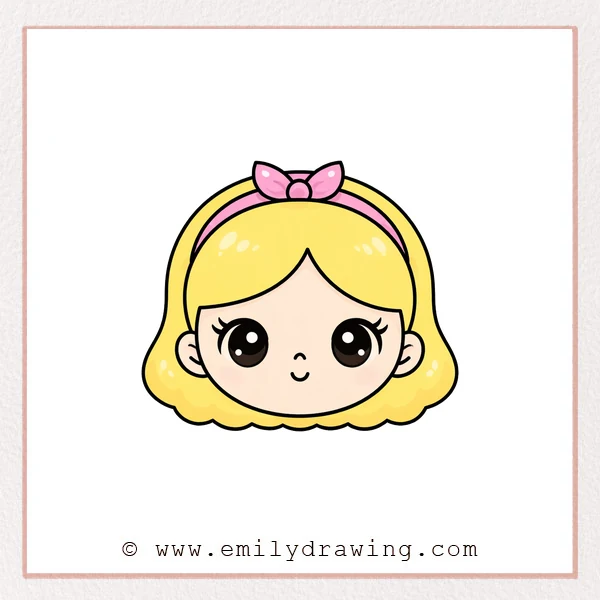 Preview of Girl Face drawing